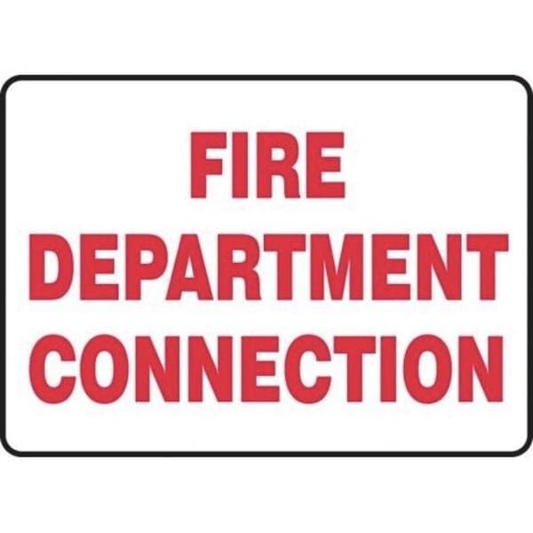 Accuform SAFETY SIGN FIRE DEPARTMENT MFXG542VP MFXG542VP - main